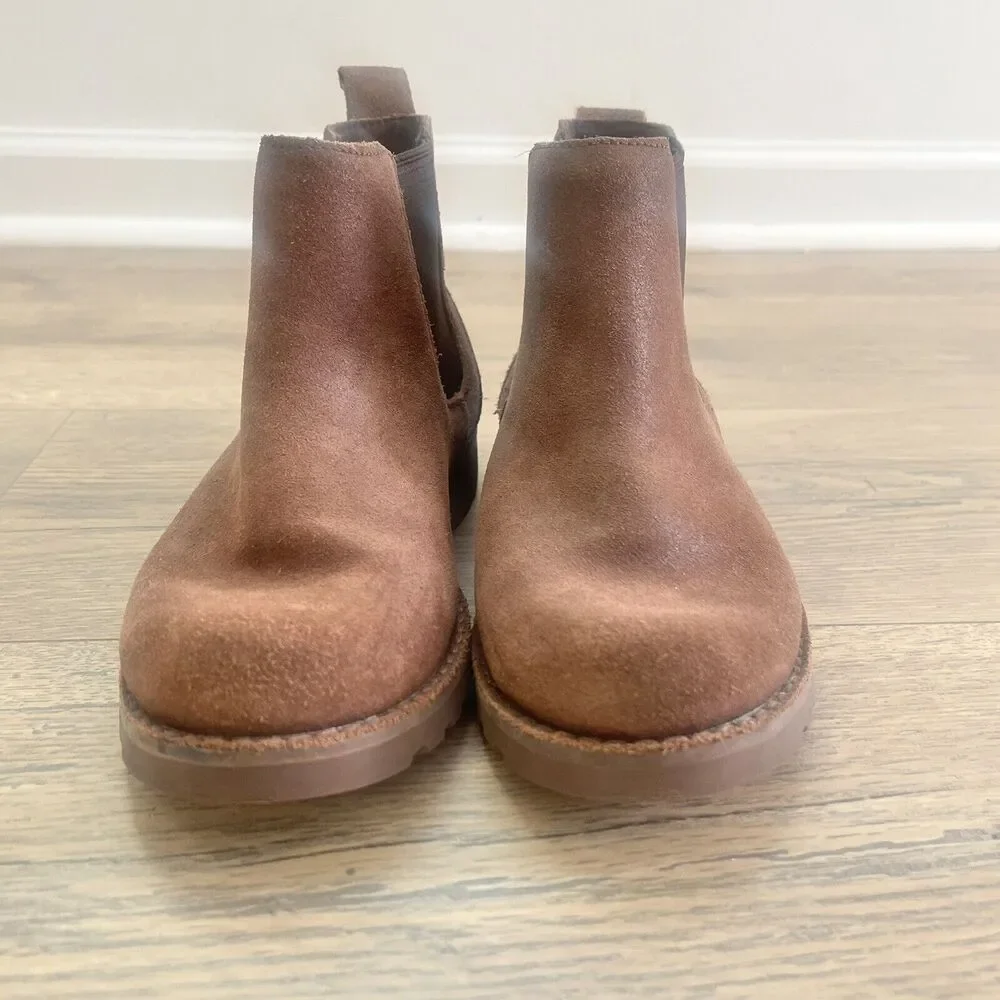 UGG Kids Brown Suede Chelsea Boots